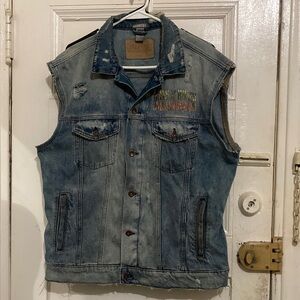 Denim vest